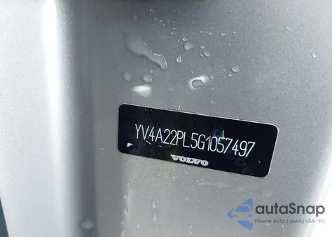 2016 Volvo Xc90 T6 Inscription from USA, damaged, VIN YV4A22PL5G1057497